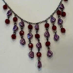 Express beaded tiered necklace. Wear as a choker or little longer up to 17”